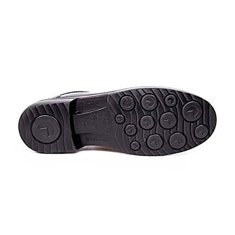 Hillson Single Density Leather LF 01 Ladies Safety Shoes - Steel Toe (Black)