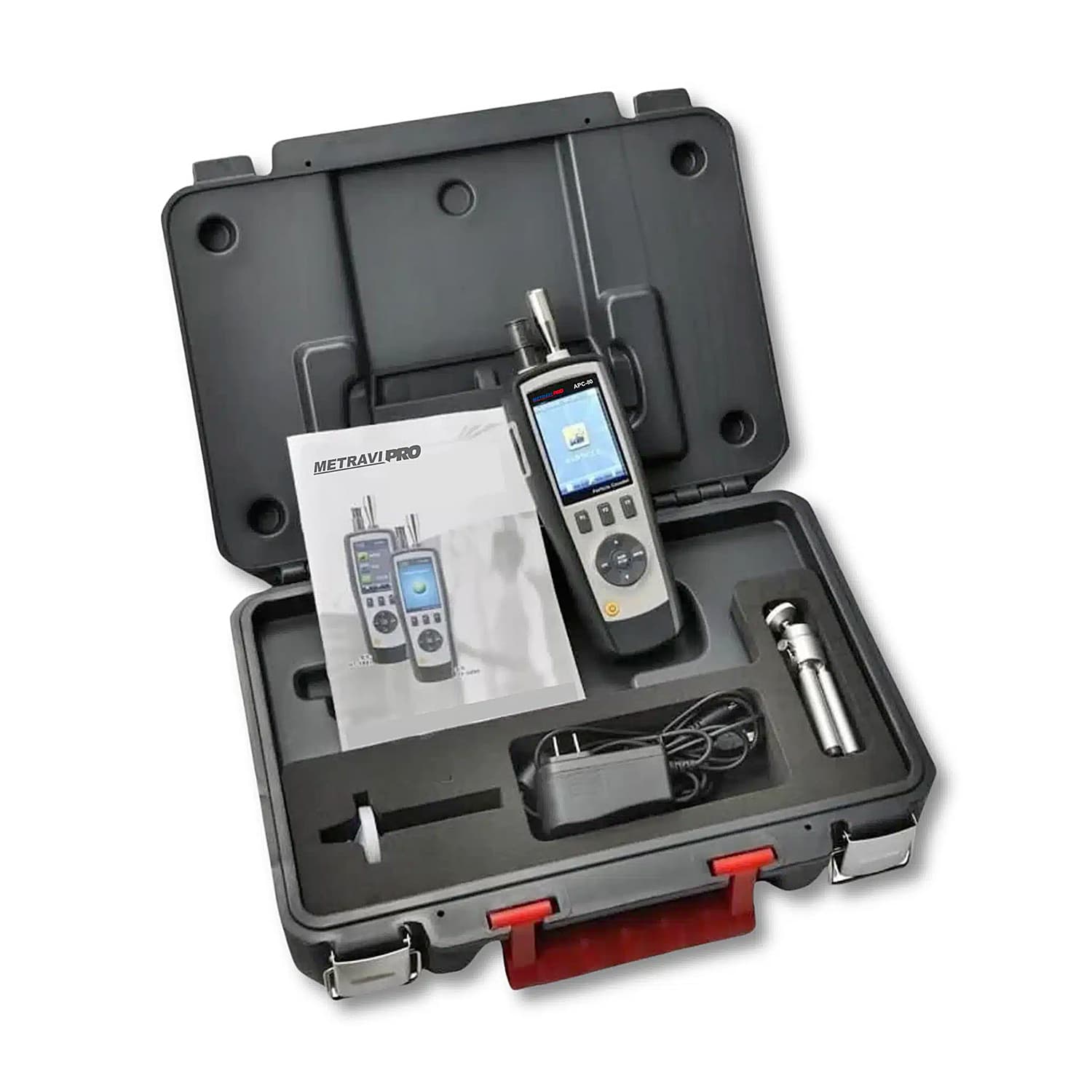 Metravi Pro Air Particle Counter (Measure Up To 6 Channels of Particle Sizes), APC-80