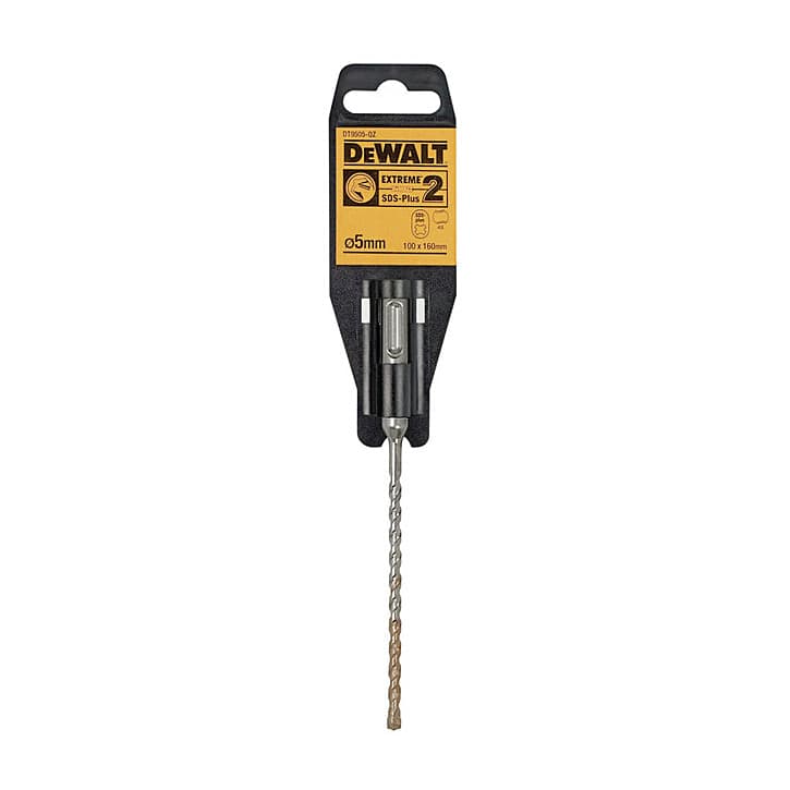 Dewalt 5.00 x 160 mm Extreme SDS Plus 2 Cutter Drill Bit, DT9505-QZ