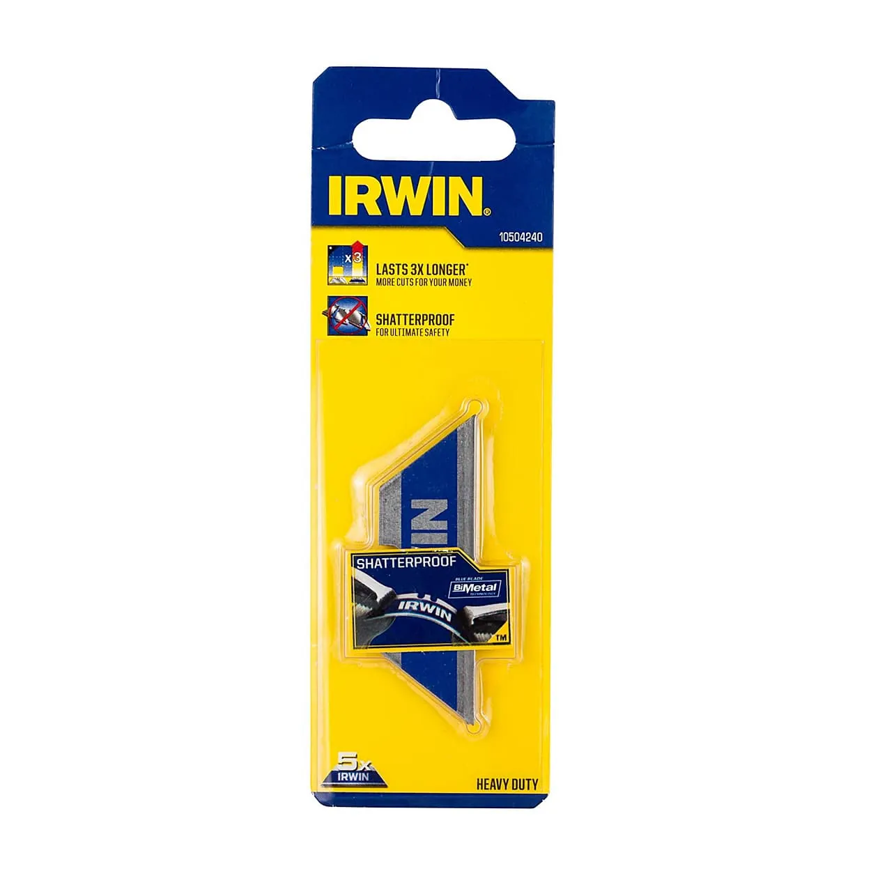 Irwin Bi-Metal Utility Blades (Pack Of 5 Pcs), 10504240