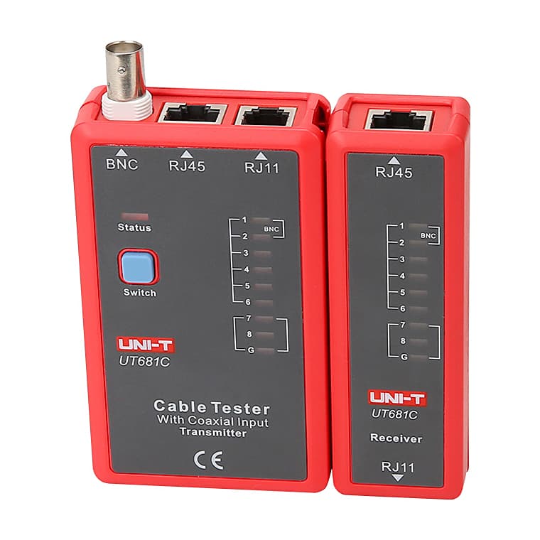 UNI-T RJ45/RJ11/BNC Network Cable Tester, UT681C