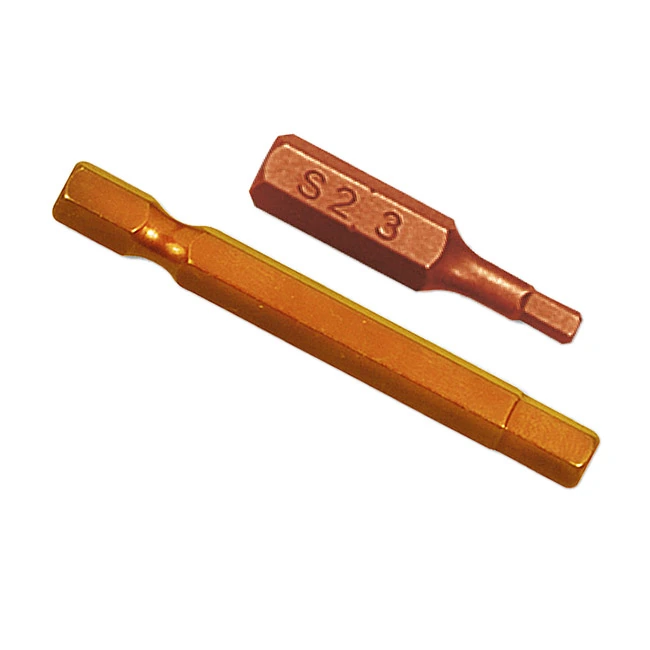 Taparia 50 mm (Length) x 4 mm Hexagon Head Screw Driver Bit (Pack of 50 Pcs), SBH 504