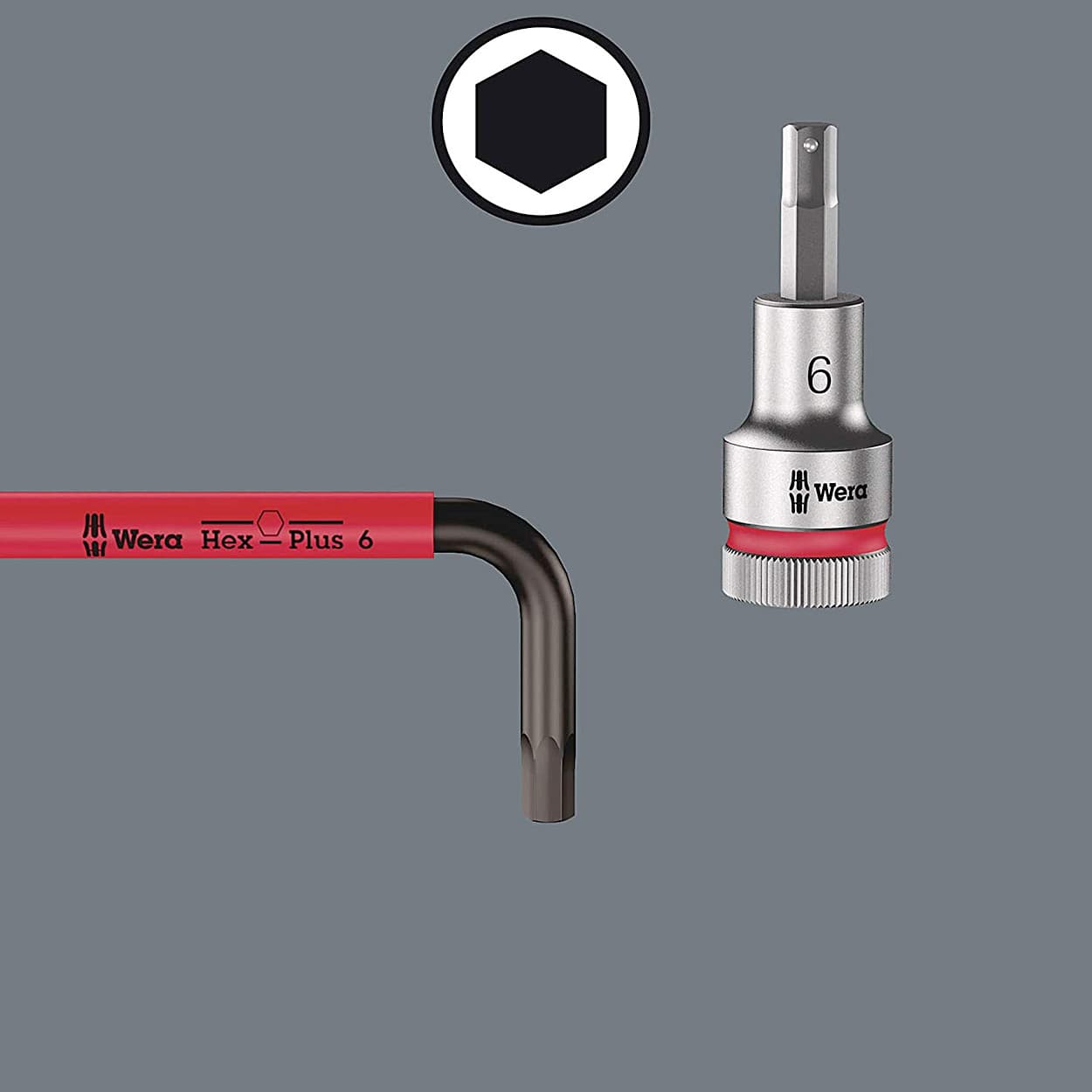 Wera 3950 / 9 Pcs Hex-Plus Multicolour Stainless 1 L-key Set Metric Stainless, 05022669001
