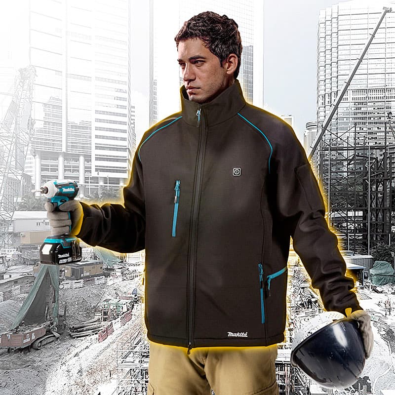 Makita 18V / 14.4V LXT Li-Ion Heated Jacket (Large), DCJ205YL