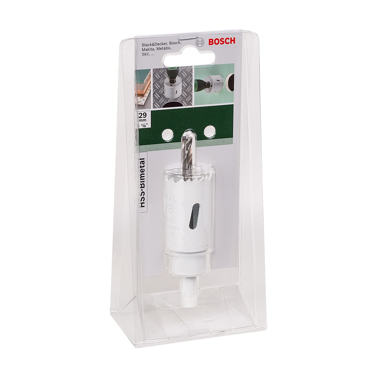 Bosch 29 mm HSS Bi-Metal Holesaw with Adaptor, 2 609 255 604