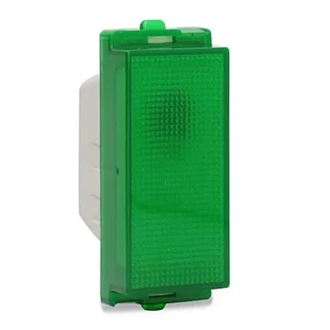 Schneider Electric Opale Neon Phase Indicator - Green (Pack of 20 Pcs), X5002