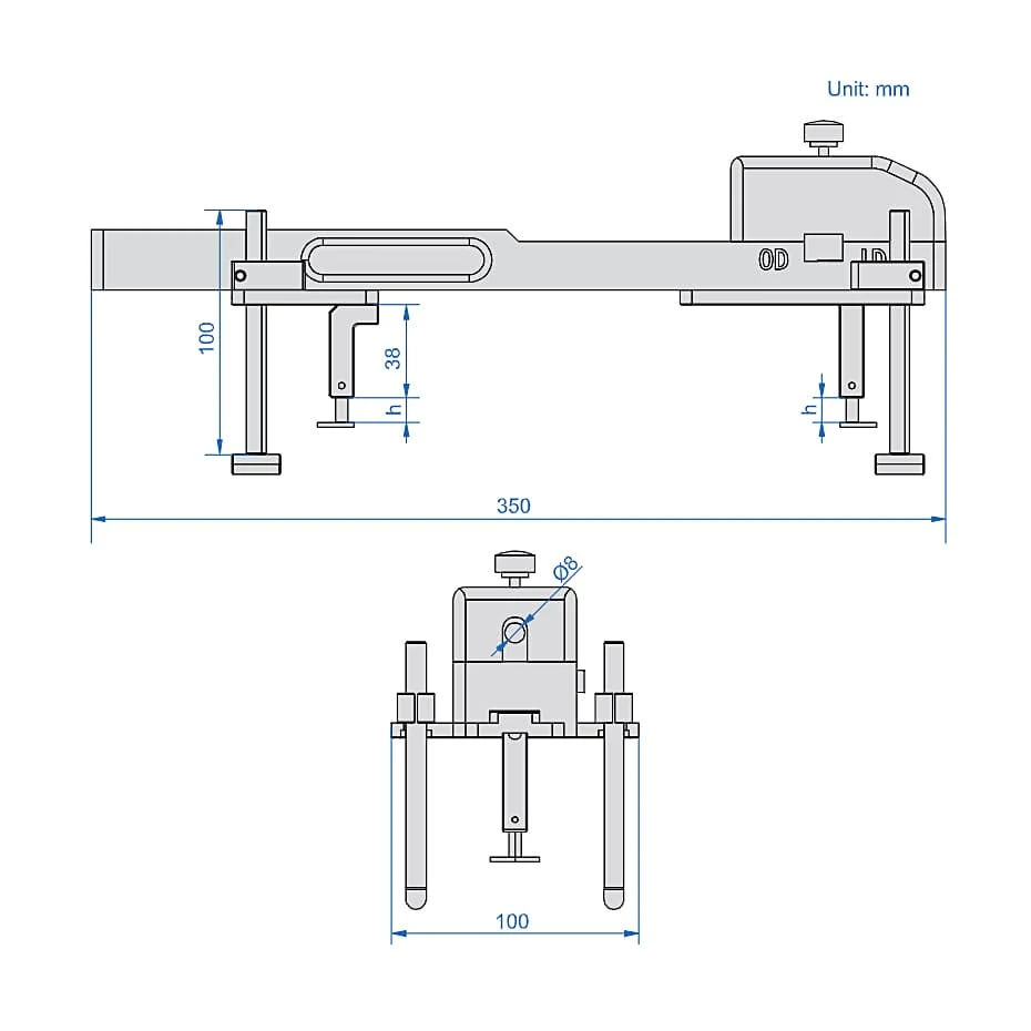 Insize 100 - 300 mm Digital Comparison Gauge, 2514-300