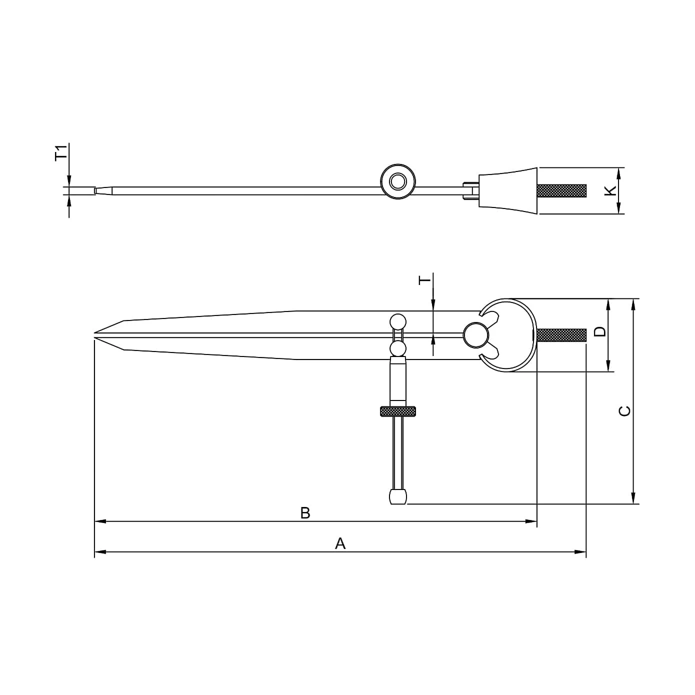 Taparia 150 mm / 6 inch Spring Divider, SD 6