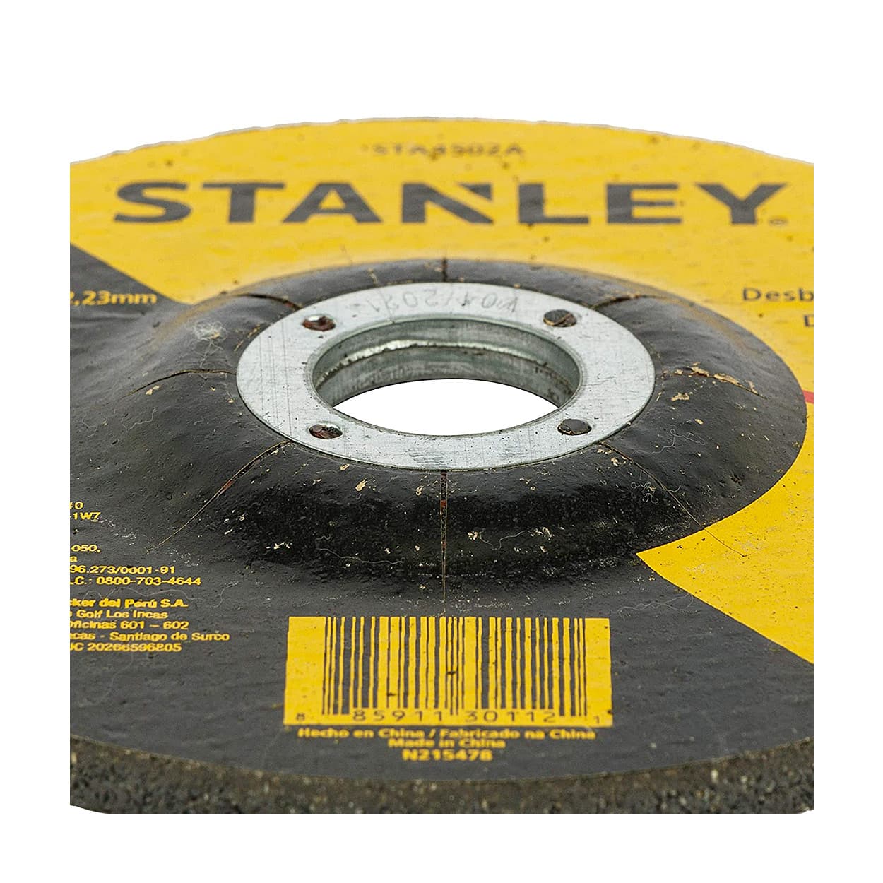 Stanley 125 x 6 x 22.23 mm Metal Grinding Wheel, STA4502A-IN