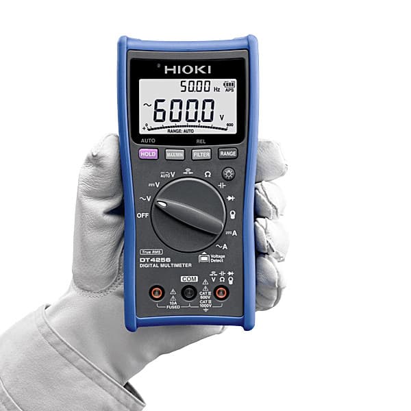 Hioki 40 V - 600 V AC Premier Pocket Digital MultiMeter, DT4256