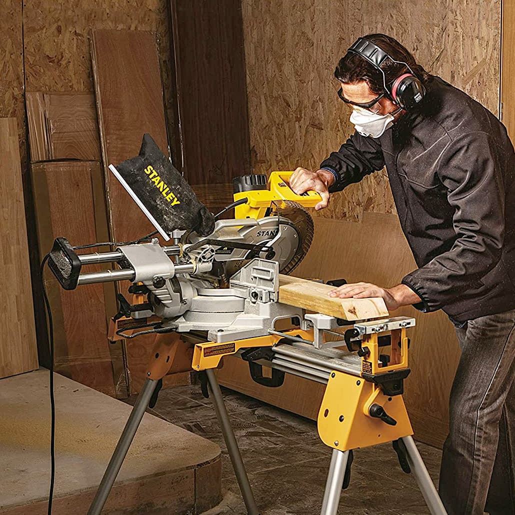 Stanley 254mm / 10inch 1800W Sliding Mitre Saw, SM18-B1