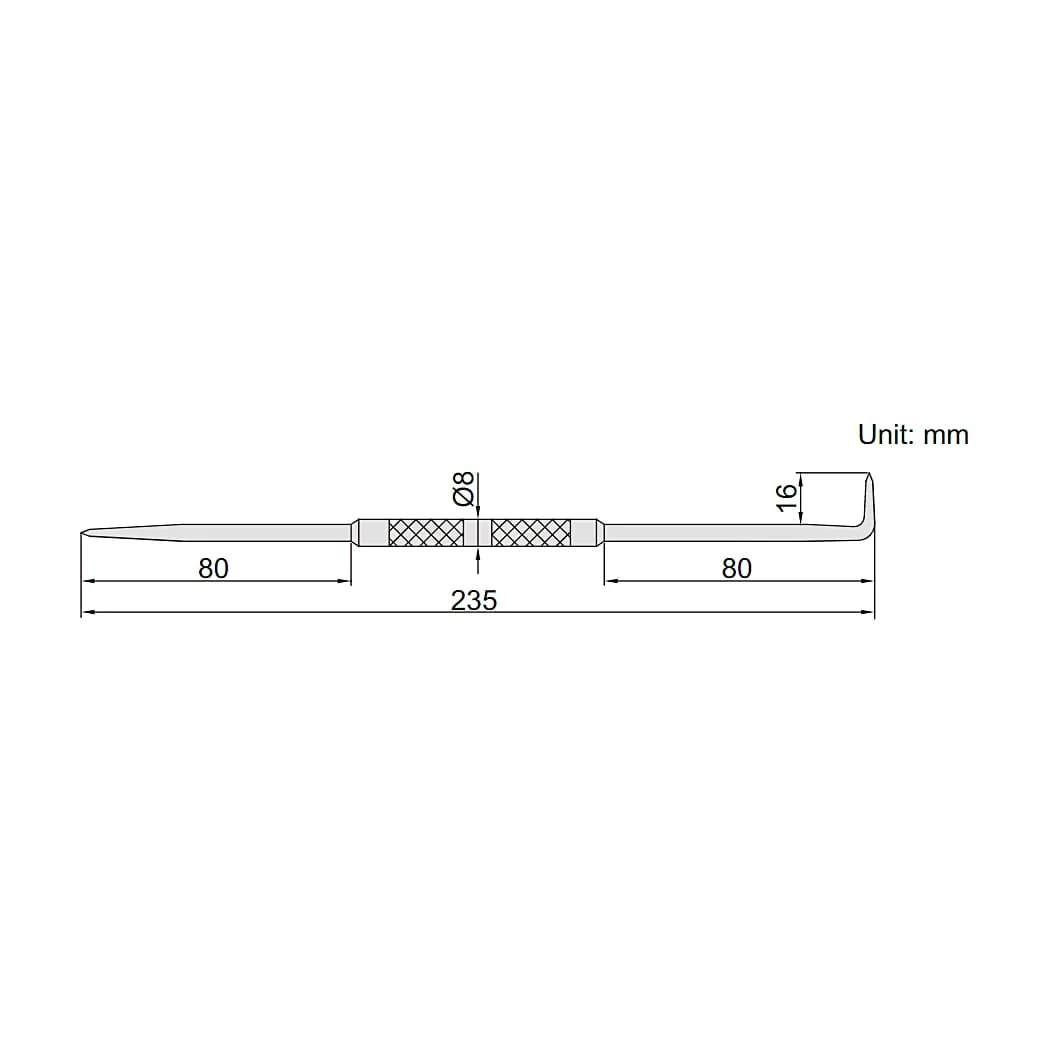 Insize 235 mm / 9 inch Nickel Plated Scriber, 7230