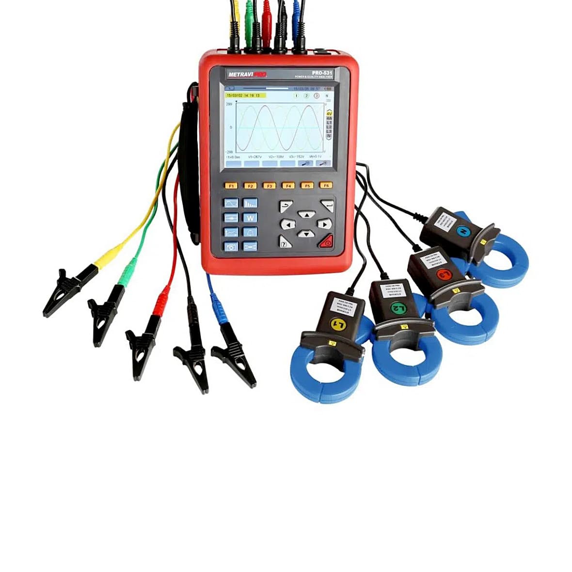 Metravi Portable Power Quality Analyser, Pro 531