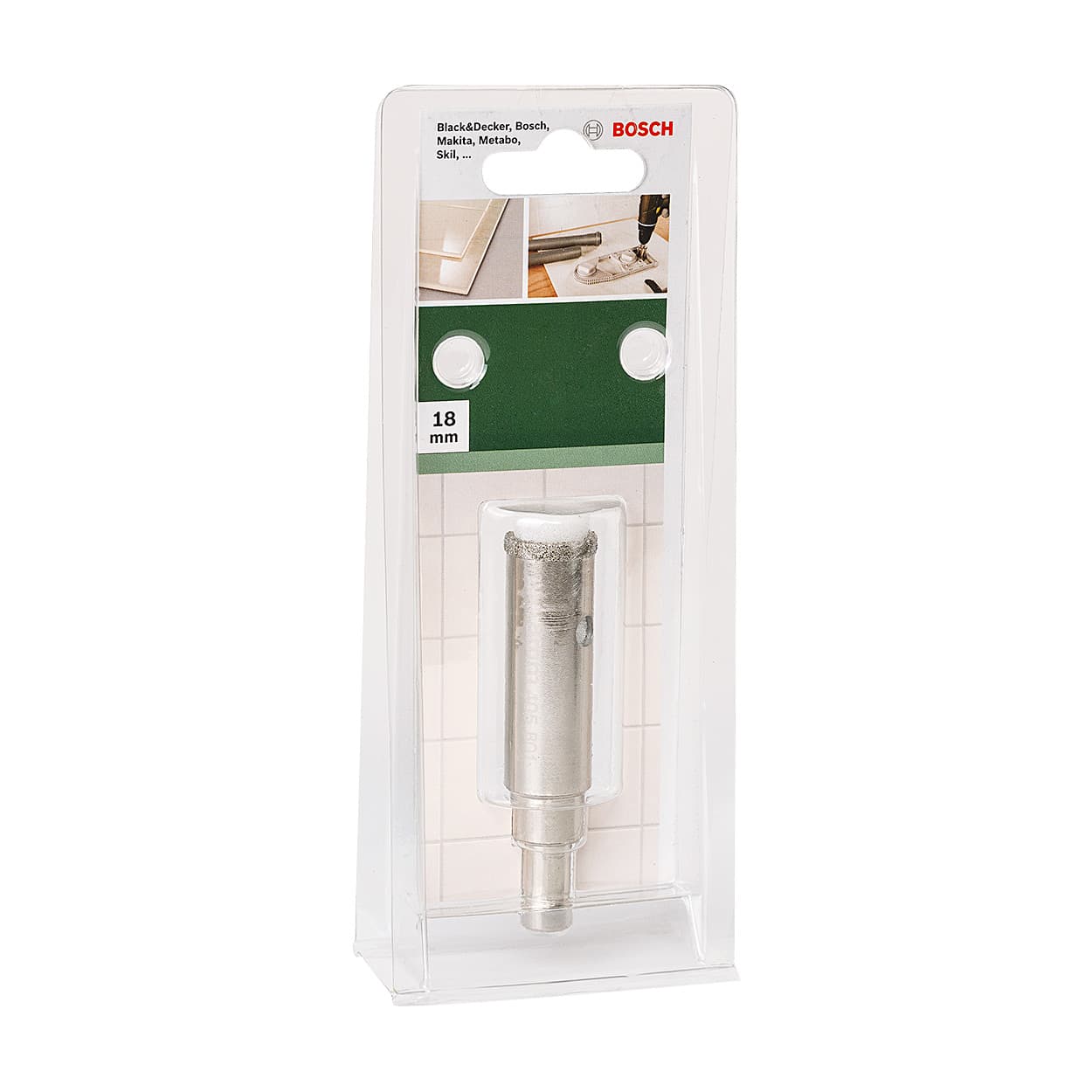 Bosch 18 mm Dia. Diamond Holesaw, 2 609 256 C84