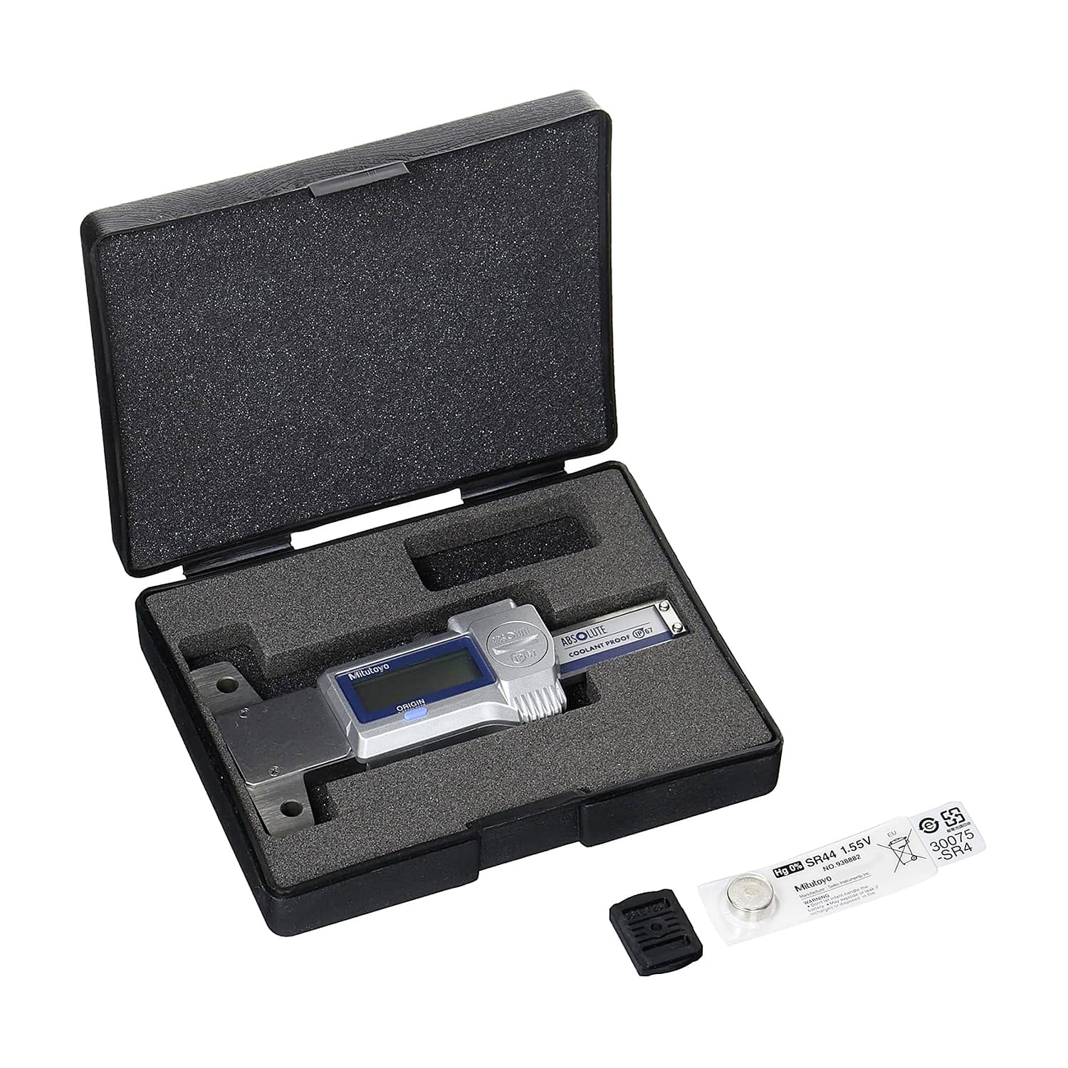 Mitutoyo 0 - 1 inch ABSOLUTE Digital Tyre Tread Depth Gauge, 571-200-20