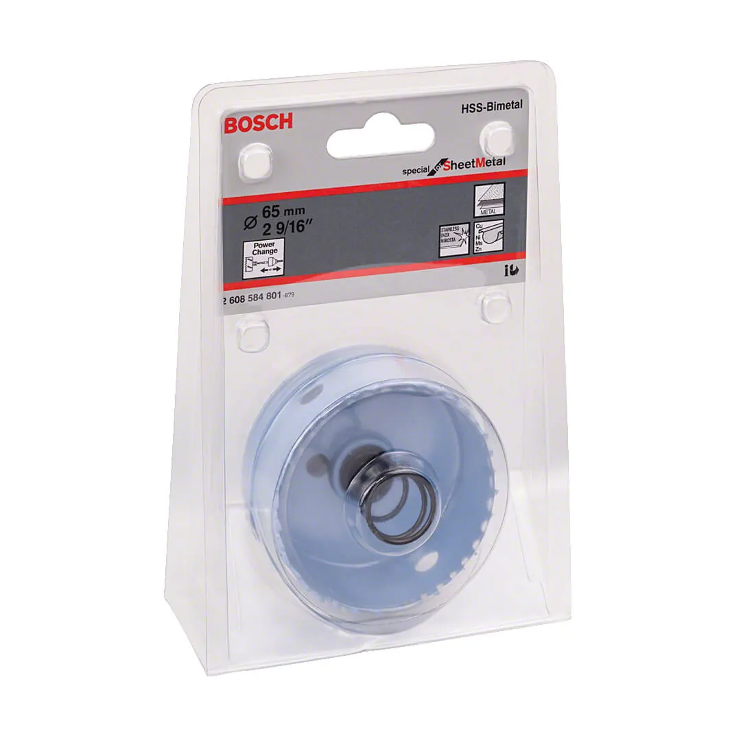 Bosch 65 mm Sheet Metal Power Change Adapter, 2 608 584 801