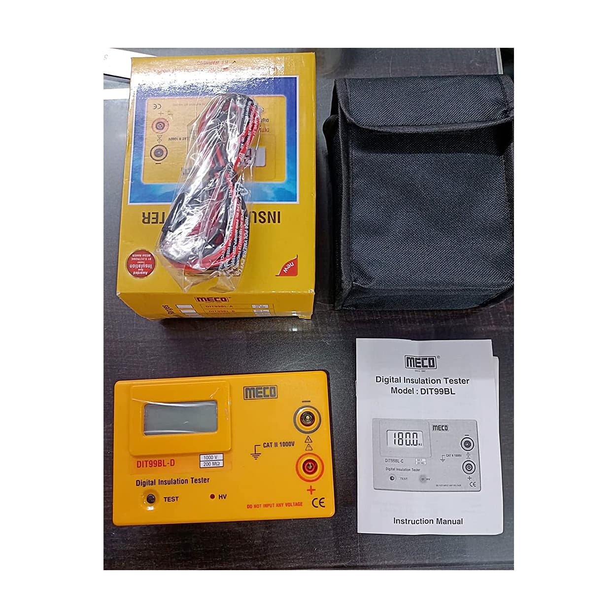 Meco 1000V - 2000M Ohms Digital Insulation Tester, DIT99BL - E