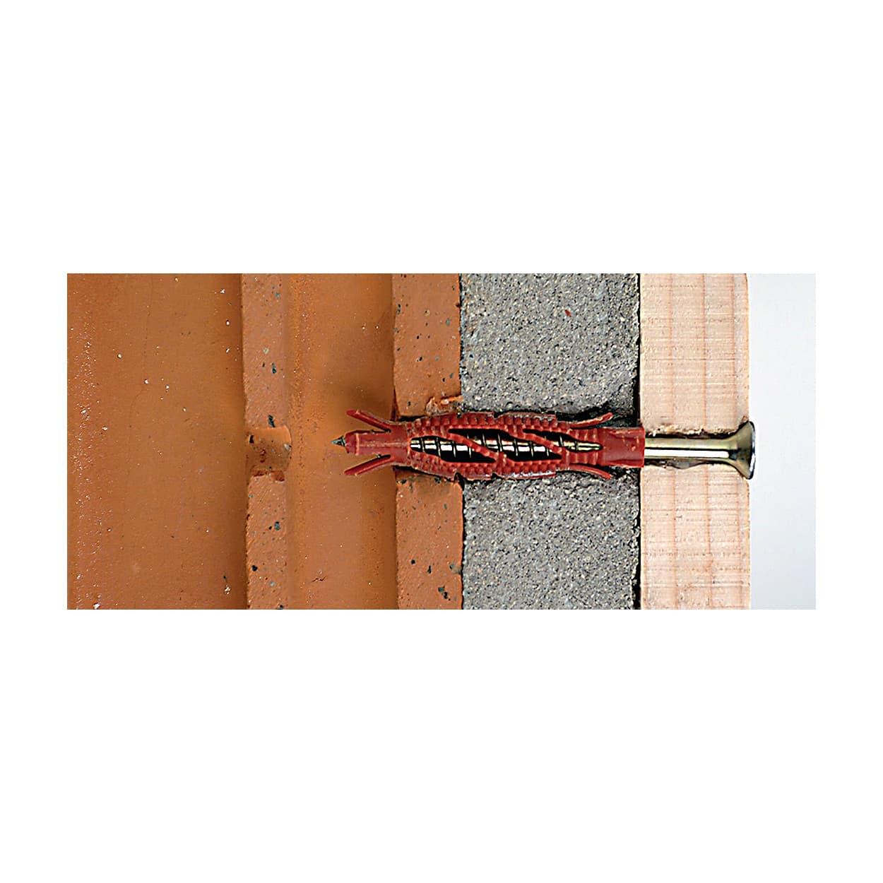 Hilti 10 x 70 mm HUD-L Extra Long Plastic Wall Plug / Universal Anchor (Pack Of 100 Pcs), 315940
