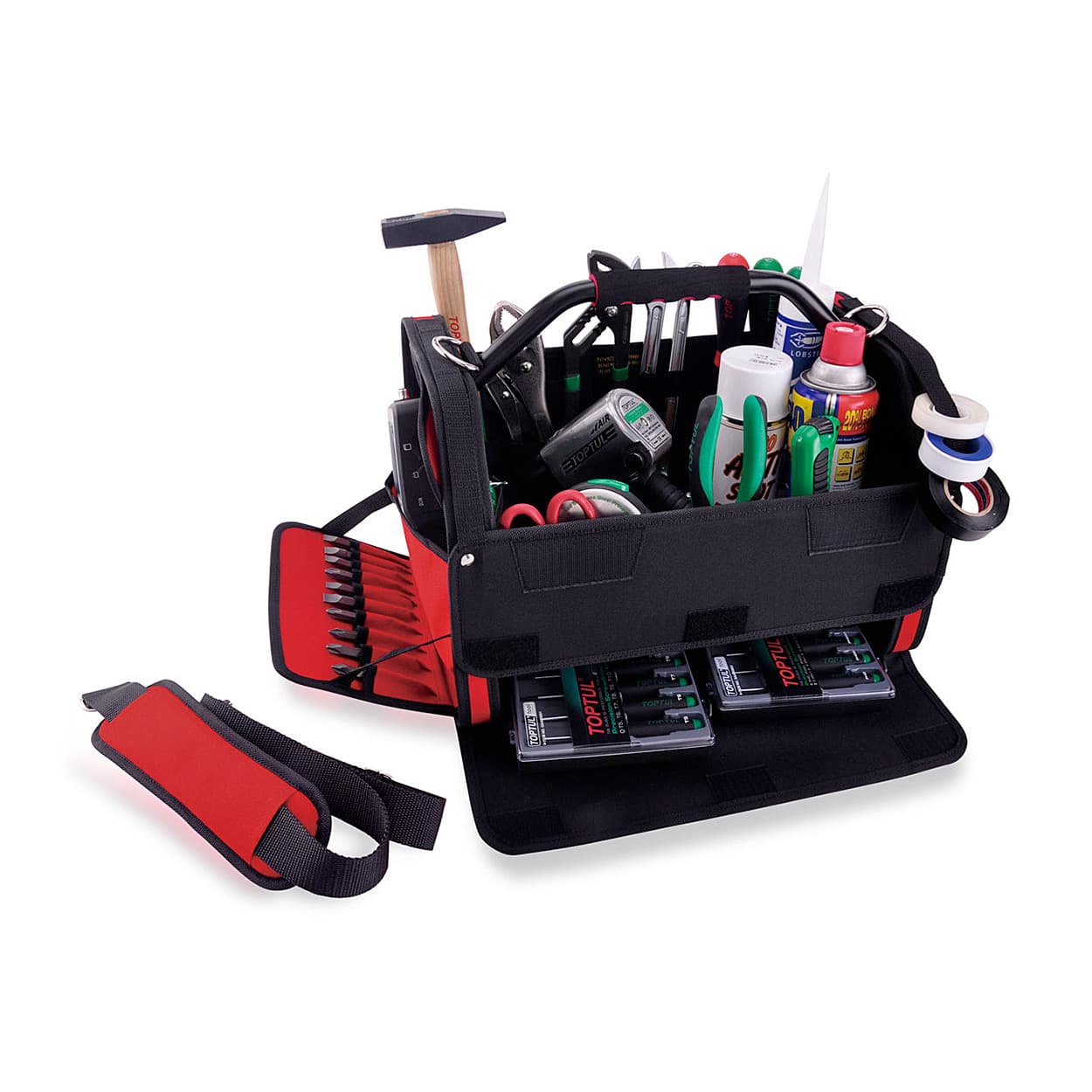 Toptul 410 mm / 16 inch Tool Bag With Steel Tube Handle, PBW-041A