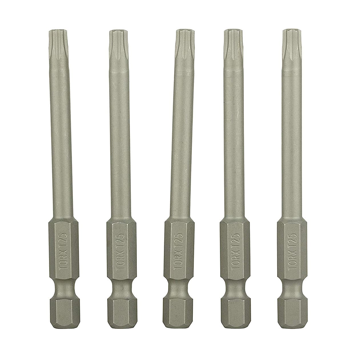 Dewalt T25 x 70 mm Length Torx High Quality Screwdriving Bits (Pack of 5 Pcs), DT7293-QZ