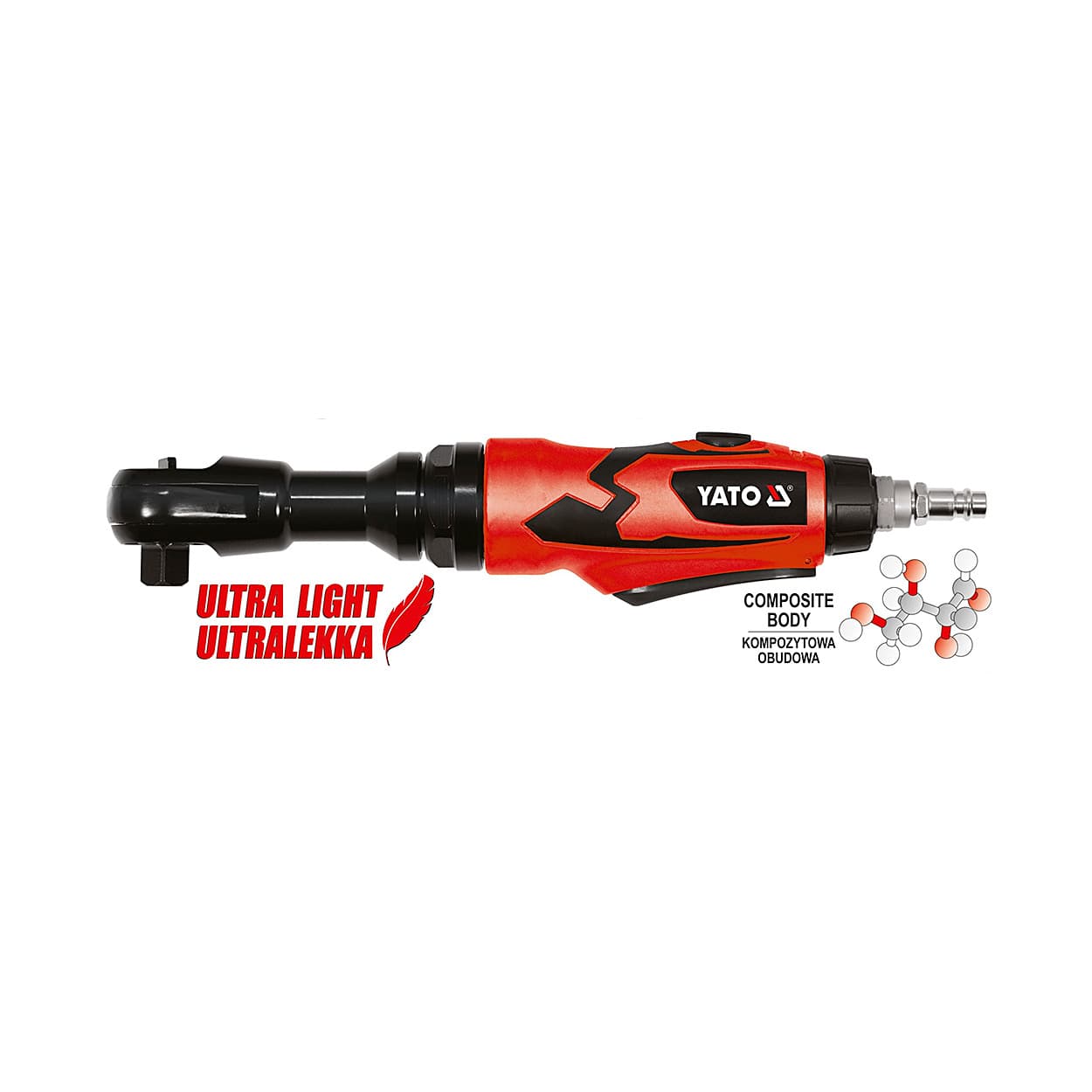 Buy Yato 1/2 Inch Pneumatic Ratchet Composite Housing, YT-09803