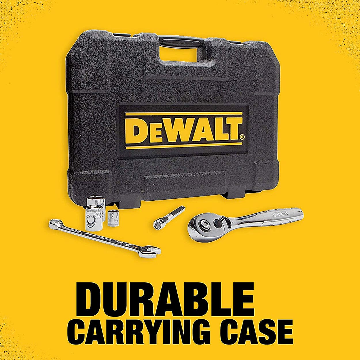 Dewalt 37 Pcs 1/4 Inch Sq. Drive 6 Pt Socket Set, DWMT19238-1