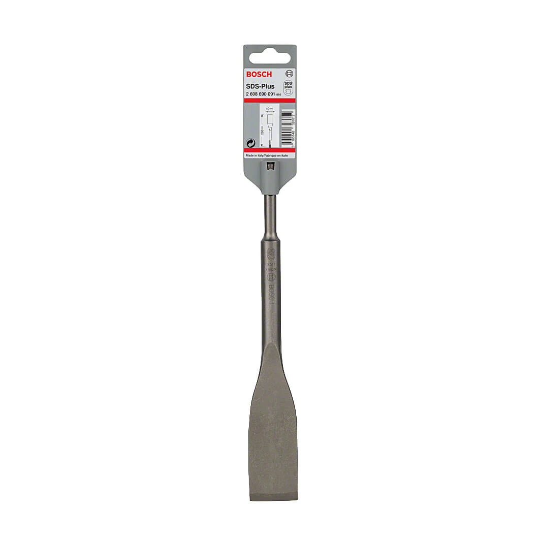 Bosch 40 x 260 mm Tile Chisel with SDS Plus Shank, 2 608 690 572