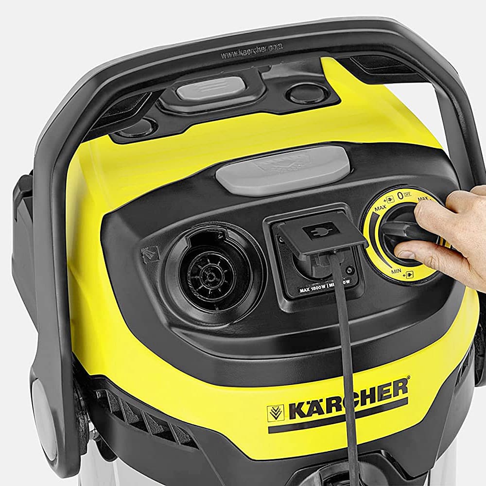 Karcher 30 Litre / 1300W WD6 Premium Wet & Dry Multi-Purpose Vacuum Cleaner, 1.348-270.0