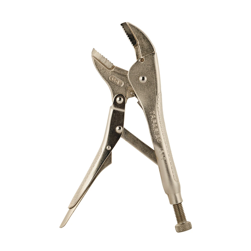 Taparia 10 inch / 250 mm Straight Jaw Grip Locking Pliers, 1642