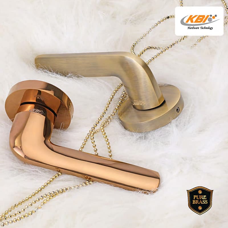 KBI JBL Rose Gold PVD Mortise Handle