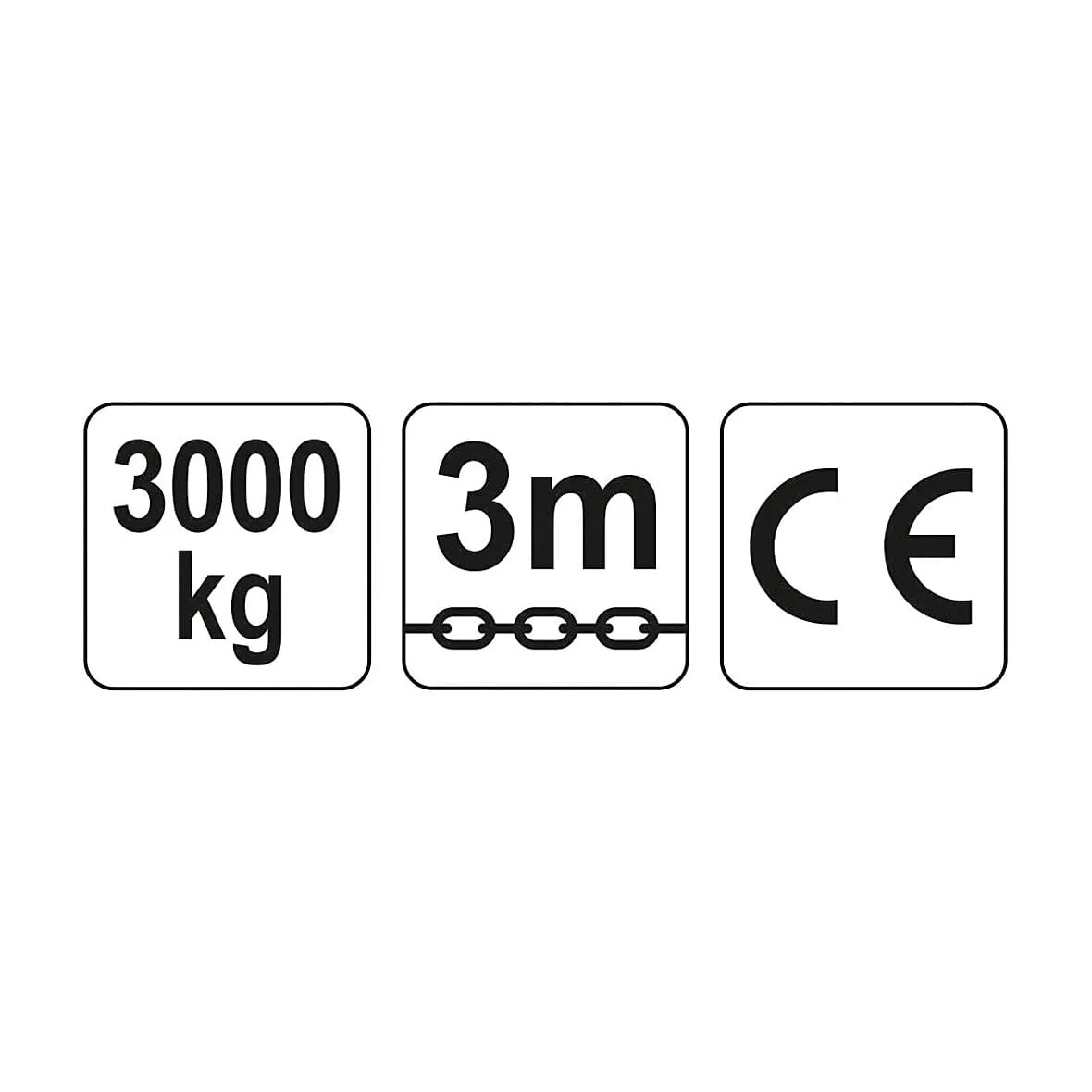 Yato 3 Ton / 2 Mtr Chain Hoist, YT-58954