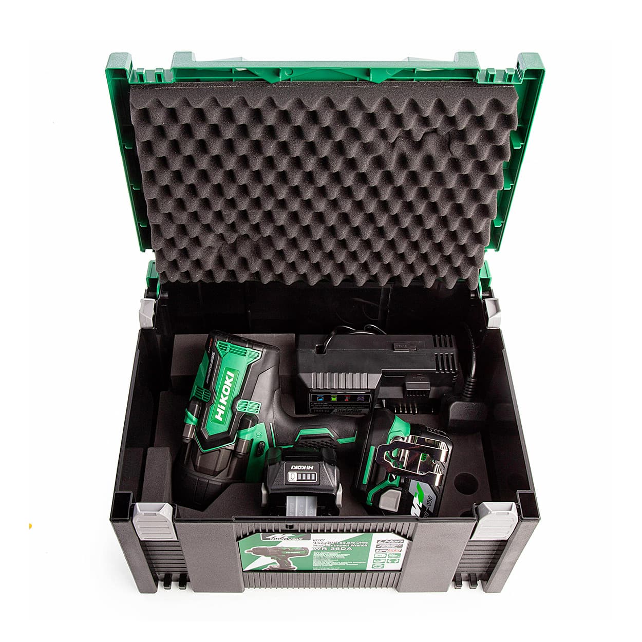HiKoki 3/4 Inch / 36V / 2.5 Ah Li-ion Cordless Impact Wrench (Brushless), WR 36DAWRZ