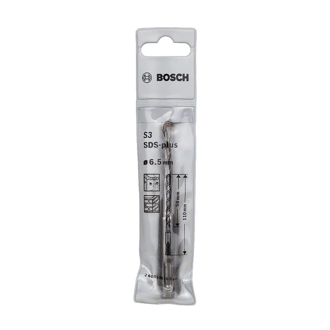 Bosch 6.50 x 110 mm SDS plus-1 Drill Bits, 2 608 680 265