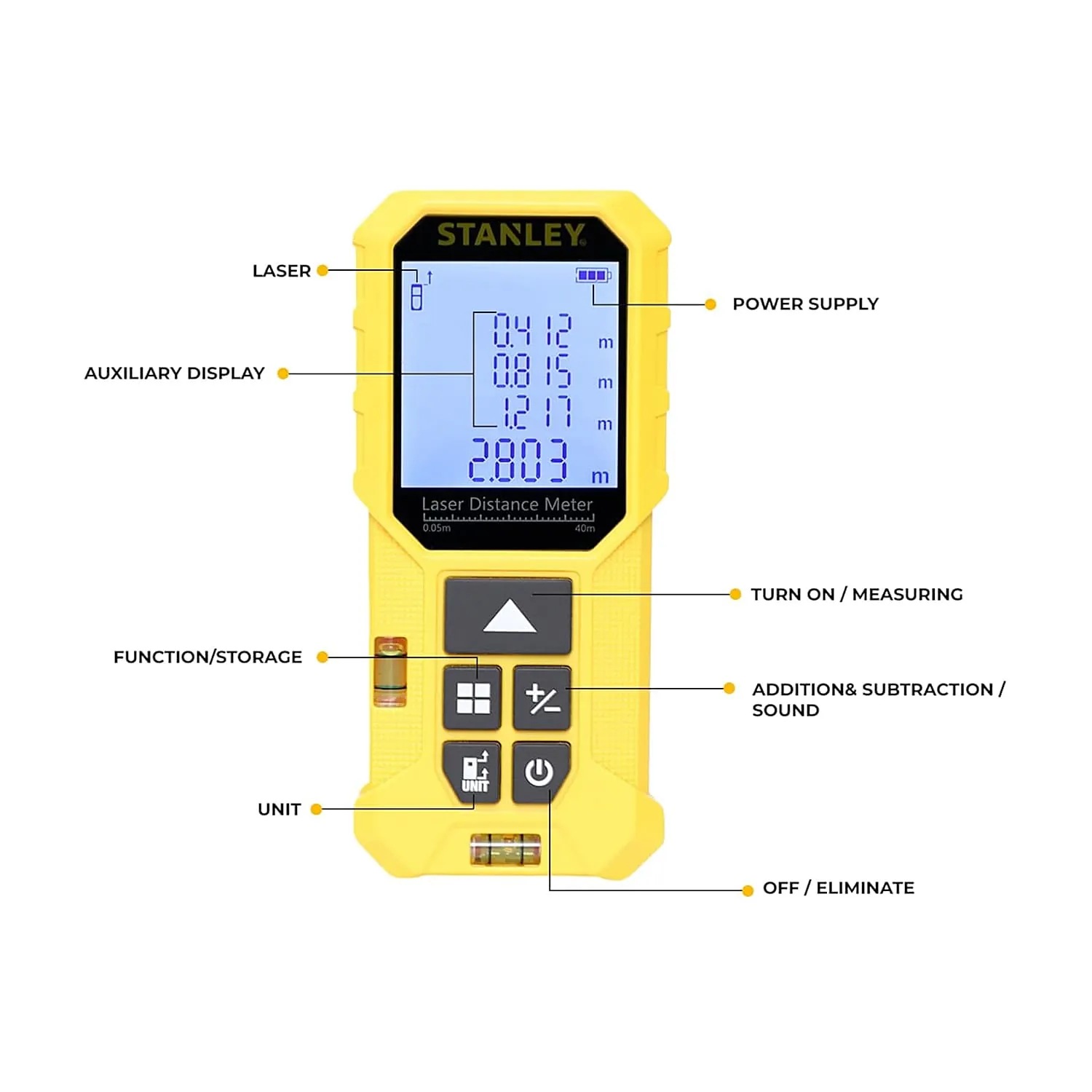 Stanley 40 Mtr Laser Distance Measurer, STHT77801-A
