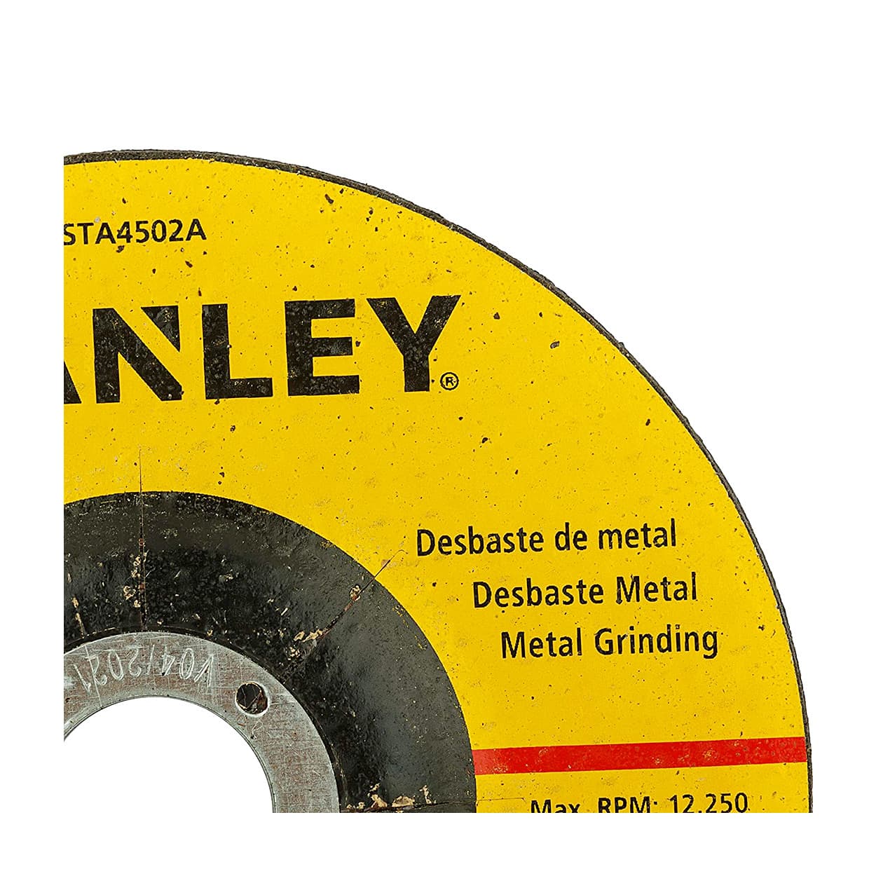 Stanley 125 x 6 x 22.23 mm Metal Grinding Wheel, STA4502A-IN