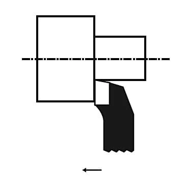 Zenstar 140 mm Length / ISO 6 (117) Cranked Knife Tool (Right Hand), 117-2516