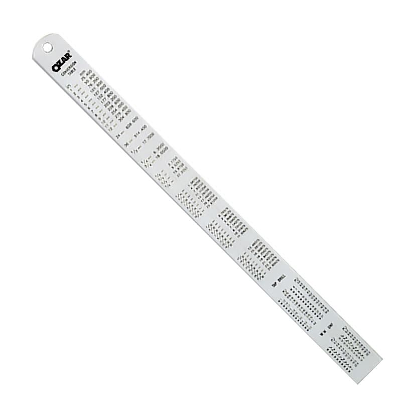 Ozar 150 mm / 6 inch Stainless Steel Ruler, ASR-0953
