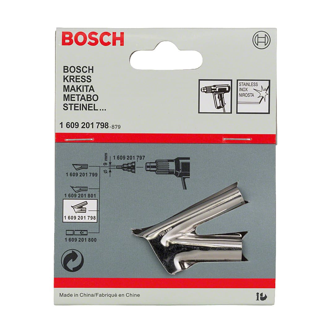 Bosch 10 mm Welding Nozzle Shoe For Heat Gun, 1 609 201 798