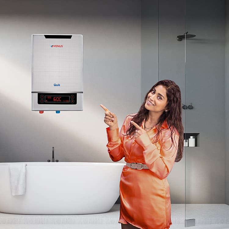 Venus Quik 18 kW Tankless Instant Water Heater, Q183