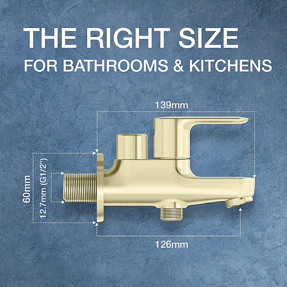 Kohler July 2-Way Bib Tap In French Gold Finish, K-16094IN-4-AF