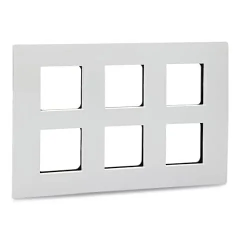 Schneider Electric Opale 12 M Grid & 12 Module Cover Frame - White (Pack of 5 Pcs), X0712