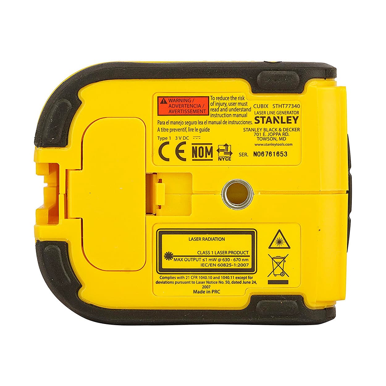 Stanley Cubix Cross Line Laser - Red, STHT1-77340