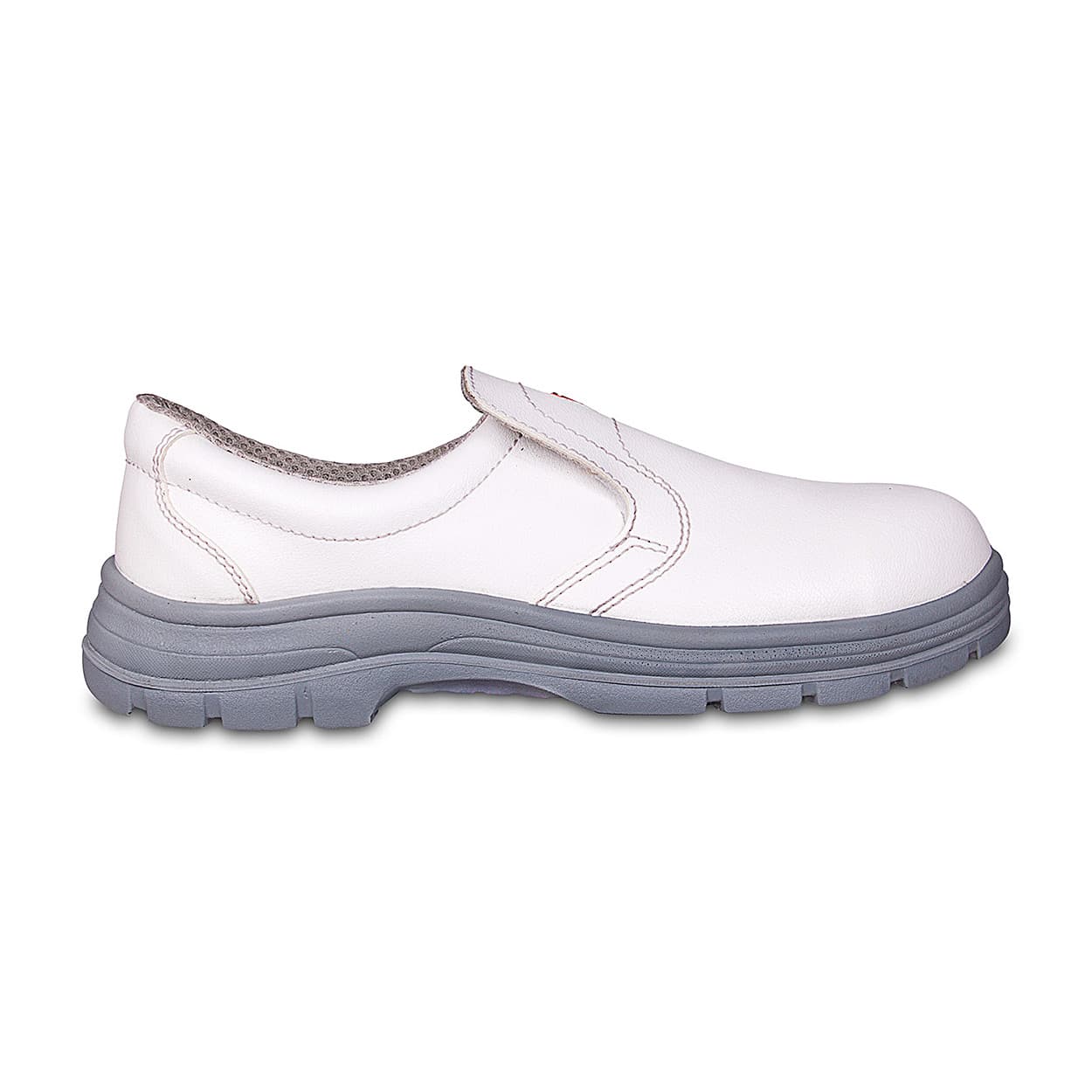 Tagra Low Ankle Double Density Micro Fiber Leather Safety Shoes - Steel Toe (White), Comfort Lo