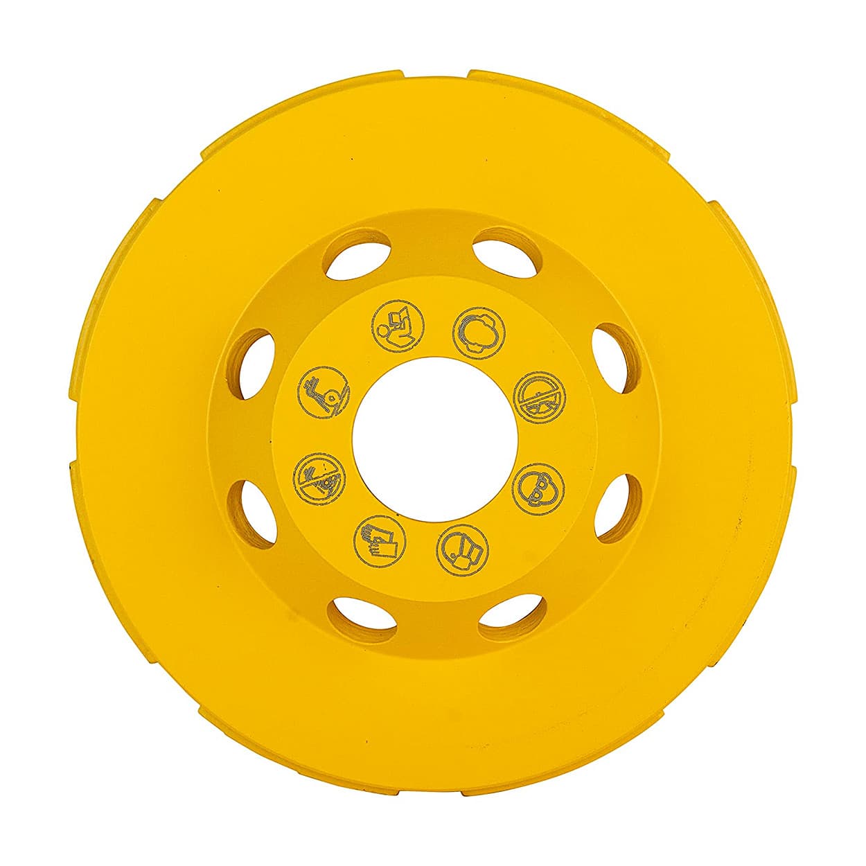 Dewalt 4 inch / 100 mm Double Row Diamond Cup Grinding Wheel For Angle Grinders, DW4772T-AE