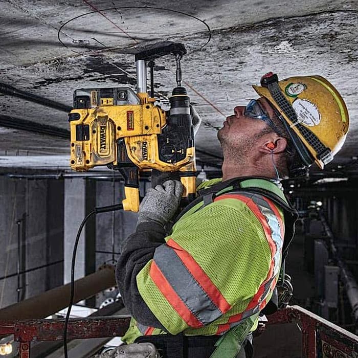 Dewalt 950W 30mm SDS-Plus 3-Mode Combi Hammer with Active Vibration Control-Perform & Protect Shield, D25333K-QS