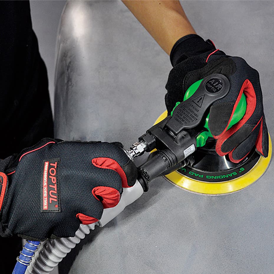 Toptul 127 mm / 5 Inch 3-In-1 Super Duty Orbital Air Sander, KAMA0503
