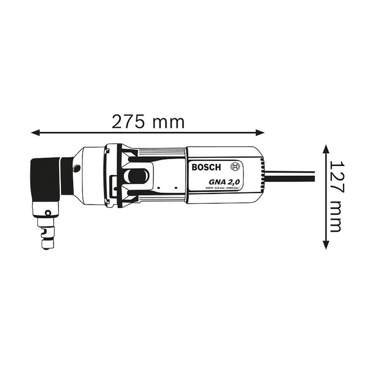 Bosch 500W Professional Nibbler, GNA 2.0