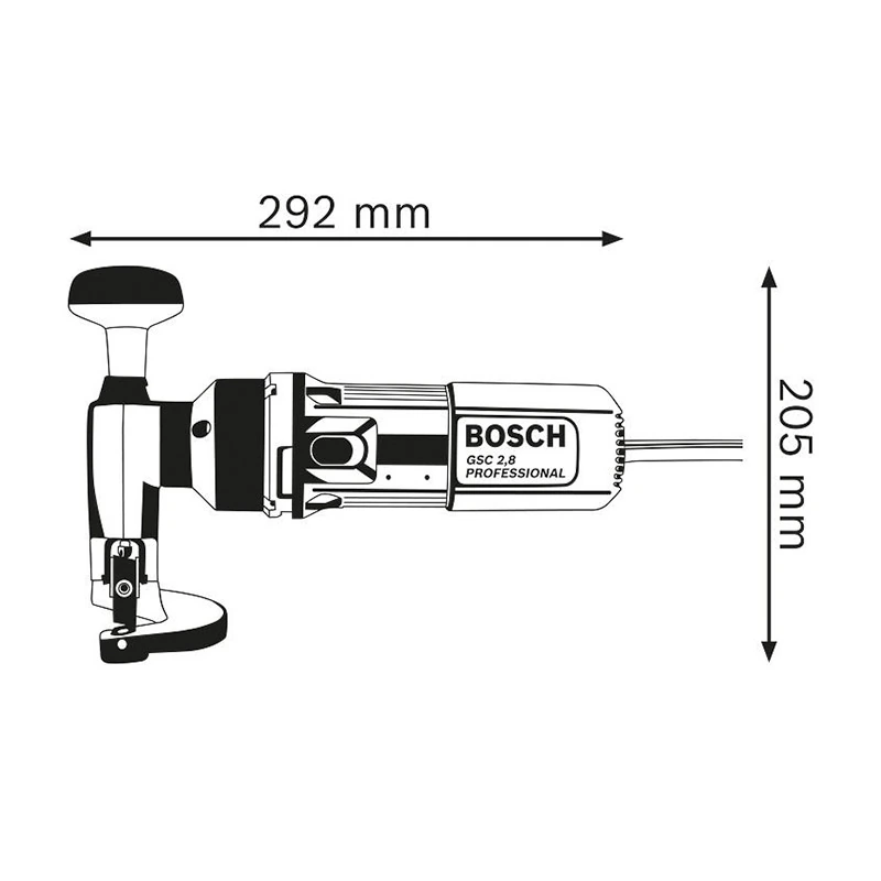 Bosch 550W Professional Shear & Cutter, GSC 2.8
