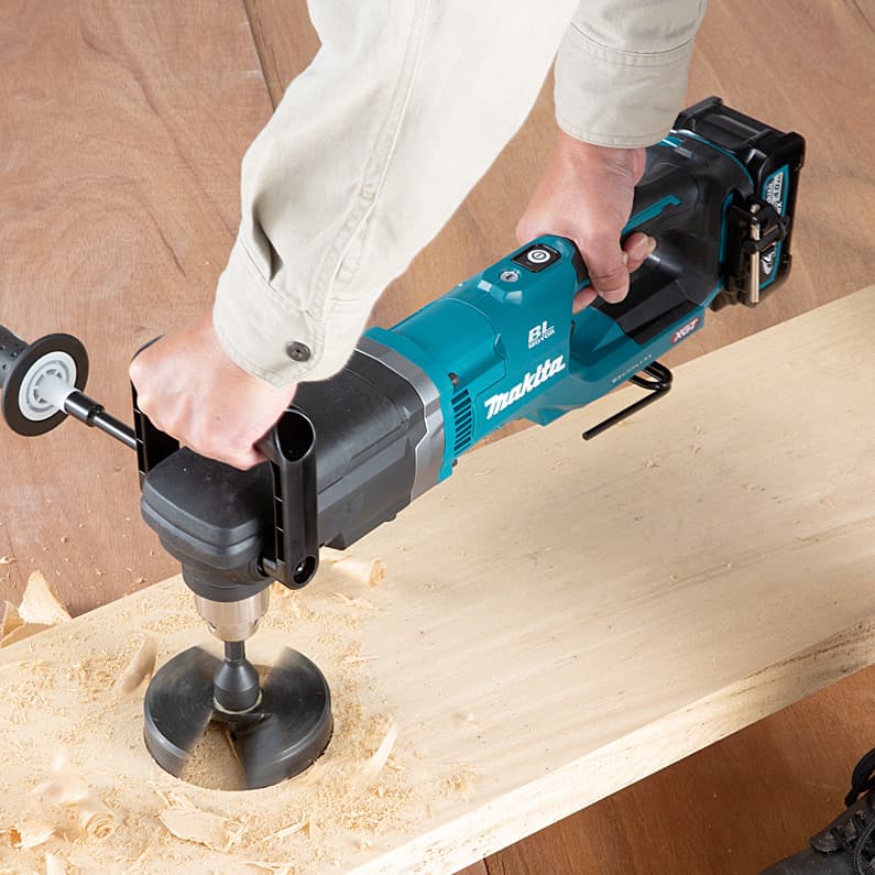 Makita 40Vmax XGT BL Li-Ion 13 mm (1/2") Cordless Angle Drill with Rapid Charger & 1 Pcs 4.0Ah Battery, DA001GM101