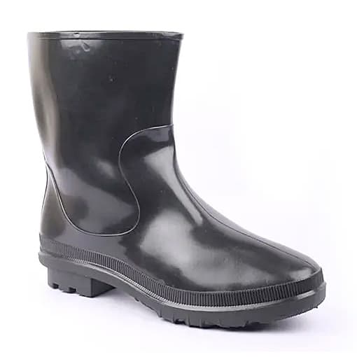 Hillson Don Black Dual Density PVC Safety Gumboots